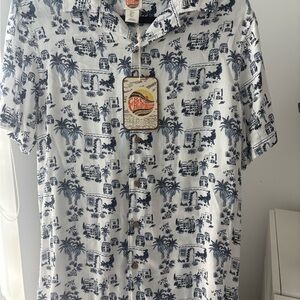 C&C California Blue Casual Button Down Shirt